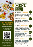 Týždeň 35 - Papaya Twin City vietnamská reštaurácia - Denné menu