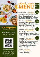 Tde 35 - Papaya Twin City vietnamsk retaurcia - Denn menu
