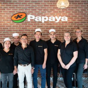 Tm retaurcie Papaya Twin City Bratislava