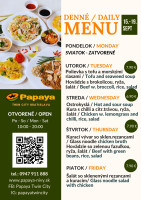Tde 38 - Papaya Twin City vietnamsk retaurcia - Denn menu