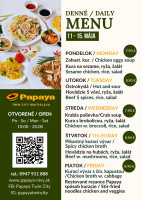 T��de� 20 - Papaya Twin City vietnamsk� re�taur�cia - Denn� menu